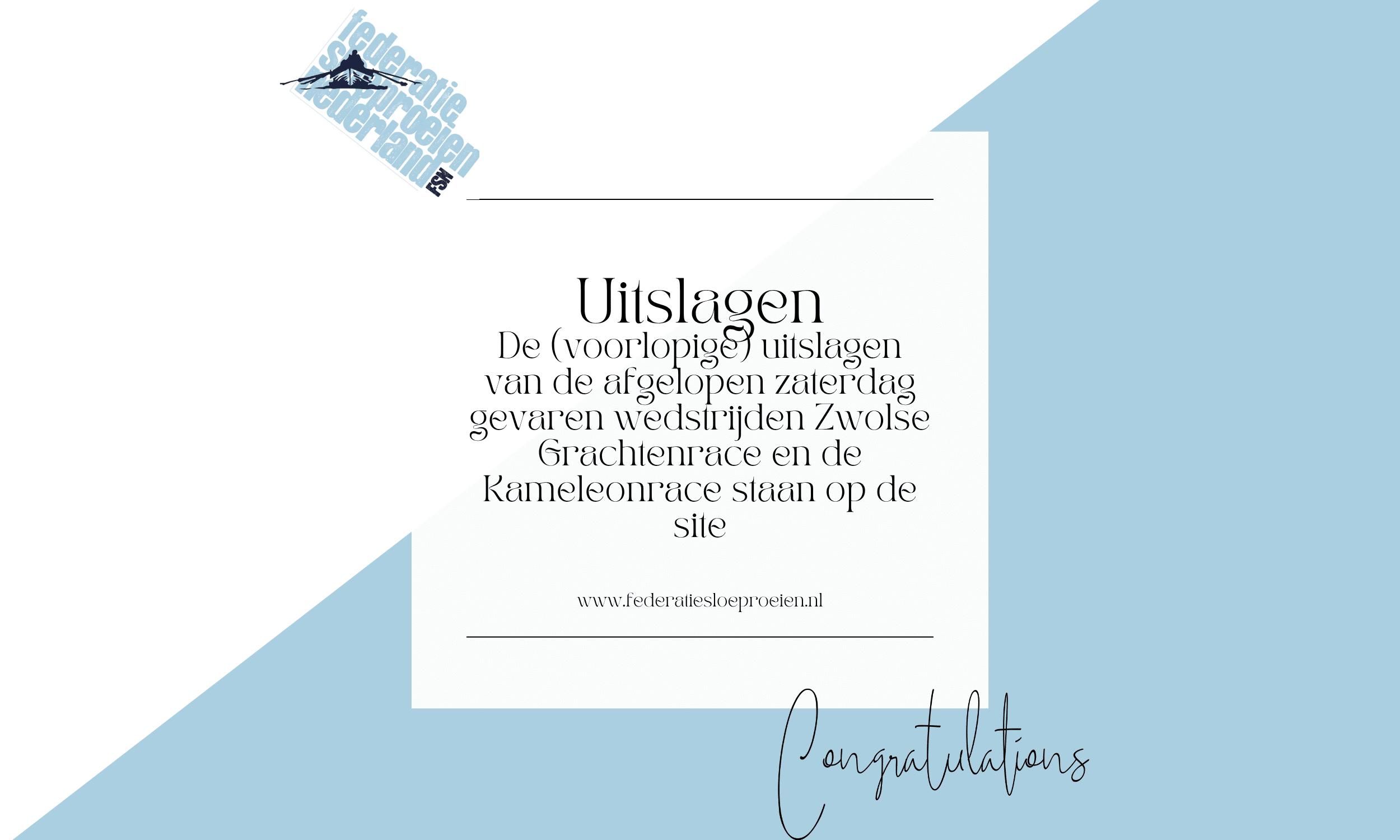Website uitslagen